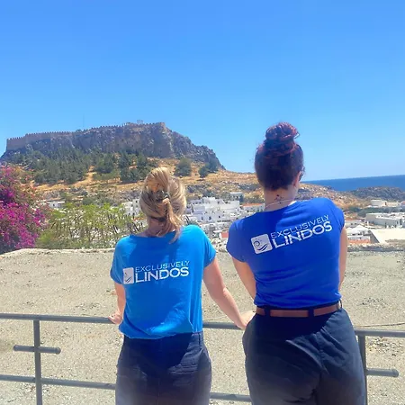 Valasia With Acropolis View Líndos