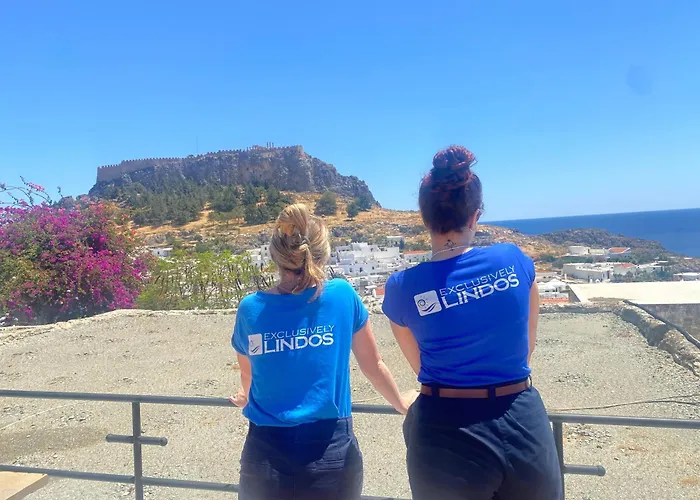 Valasia With Acropolis View Líndos